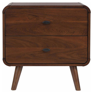 2 Drawer Nightstand - Walnut