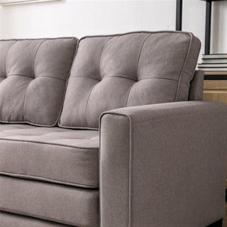 Pull Out Sleeper Loveseat - Light Brown