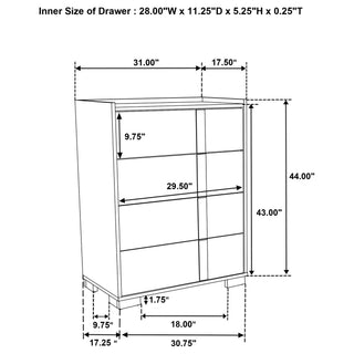 Lincoln - Bedroom Set With LED Lighting