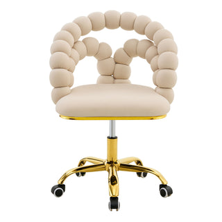 Puffy Bubble, Ball Chain Accent Chair With 5 Claw Casters