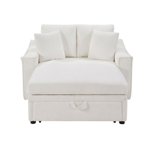 Modern Chaise Sofa With Hidden Storage For Living Room