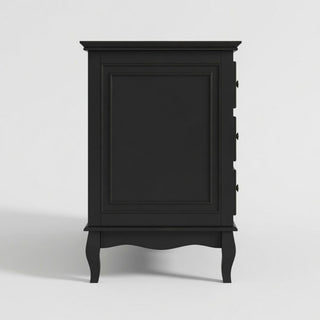7 Drawer Dresser, Storage Chest - Black
