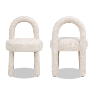 Penny - Round Arched Fully Upholstered Dining Side Chair (Set of 2)