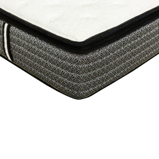 14" Premium Pocket Coil Hybrid Mattress With Gel Memory Foam, Super Plush - Gray / White - King