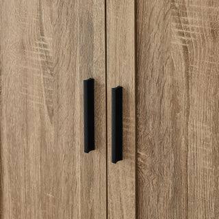 Storage Cabinet With Adjustable Shelves, 2 Doors, Rectangle Design For Bathroom