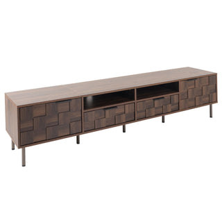 TV Stand With 2 Drawers, Media Console Table, Storage Cabinet With Cable Management