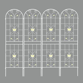 Garden Metal Trellis Rustproof Trellis For Climbing Plants Outdoor Flower Support