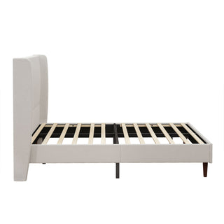 Upholstered Bed & High Headboard Design