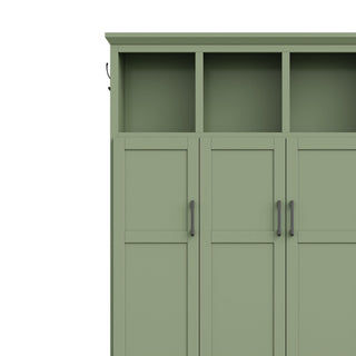 Hall Tree With 4 Hidden Cabinets