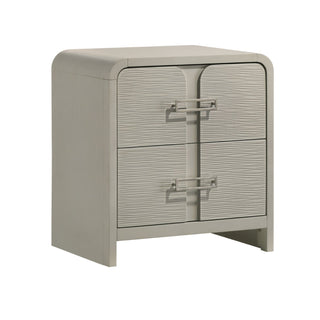 Aria - 2 Drawer Nightstand - Beige