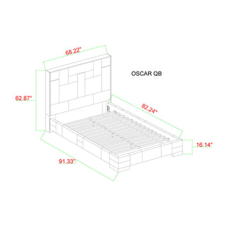 Yaris - Contemporary Bed With Wireless Charging And LED Lights