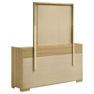 Lincoln - 6 Drawer Dresser With Mirror - Natural