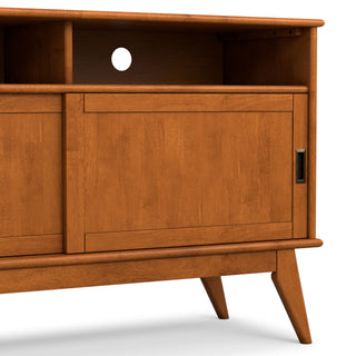 Draper - Handcrafted Mid Century Low TV Media Stand