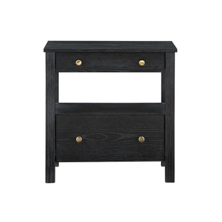 Danielle - 2 Drawer Nightstand - Black