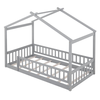 Bed House Bed Frame With Fence