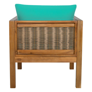 2 Piece Outdoor Armchair Set With Cushion
