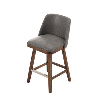 360° Swivel Bar Stool, Counter Height Kitchen Island Chair