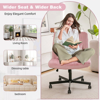 Criss Cross Office Chair With Adjustable Height, Ergonomic Design
