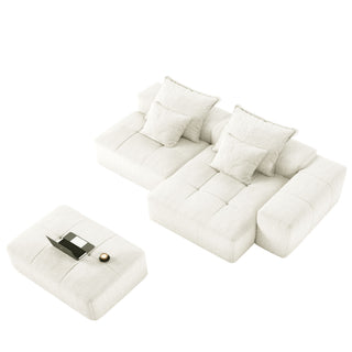 Modern Oversized Diy Combination Modular Sectional Sofa With Pillows