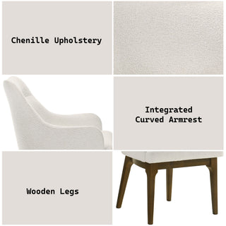 Kasha - Side Chair (Set of 2) - Beige / Oak