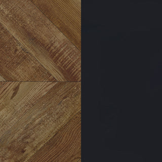 Herringbone - 3 Panel Screen - Brown