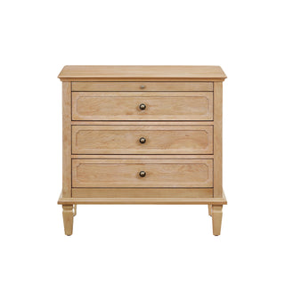 3 Drawer Nightstand With Charging Station, Bedside Table With USB & Type C Port And 2 AC Outlets