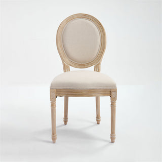 Upholstered With Round Back Dining Chairs (Set of 2)