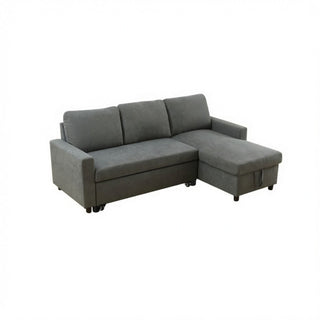 L - Shaped Convertible Sofa Bed With Storage Chaise