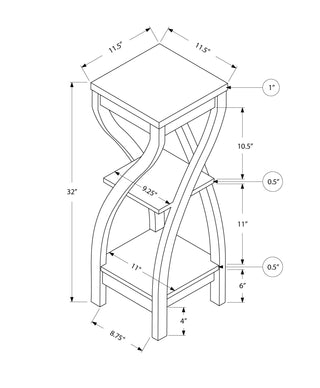 Accent Table Versatile Usage, Square, Contemporary & Modern