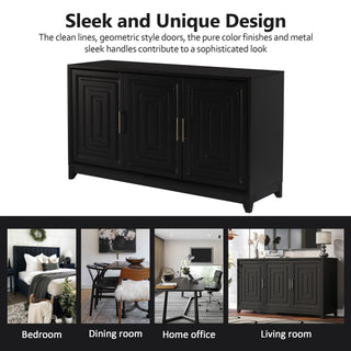 TV Stand, Media Console Cabinet With 2 Spacious Storage Space