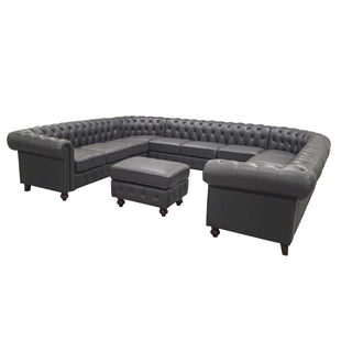 Chesterfield Vintage Style U - Shape Sectional