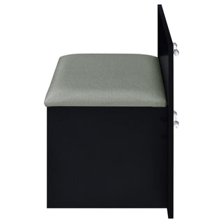 Kerr - 2 Drawer Makeup Vanity Table With Mirror And Stool