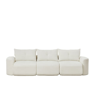 3 Seater With Thickened Armrests Sofa For Living Room