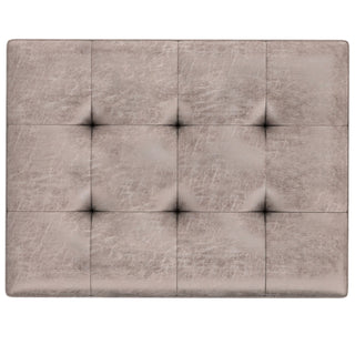 Shay - Large Square Coffee Table Storage Ottoman Mid-Century Style