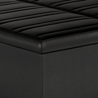 Ellis - Coffee Table Storage Ottoman Contemporary Design