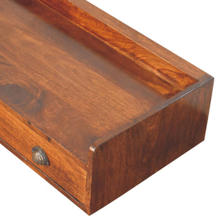 Belmont - Wall Mounted Console Shelf - Chestnut