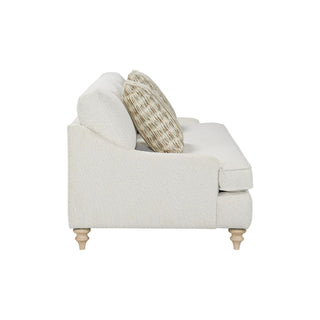 Sofa Single Reverable Cushion With 2 Pillows - Off White