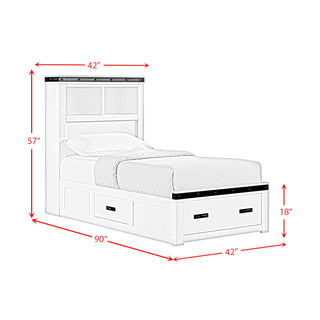 Wade - Youth Platform Storage Bed