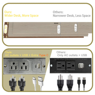 Ethan - Bunk Bed With Desk, Charging Station, Storage Shelves