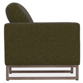 Accent Chair With Track Arm Design