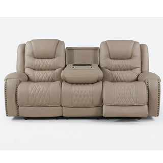 Power Motion Sofa Set With USB Ports And Adjustable Headrests