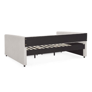 Upholstered Queen Daybed With 2 Drawers