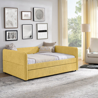 Upholstered Daybed With Pop Up Trundle