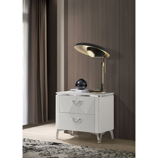 Buckley - 2 Drawer Nightstand - Gloss White