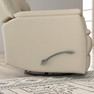 Swivel Recliner With Manual Adjustable Footrest