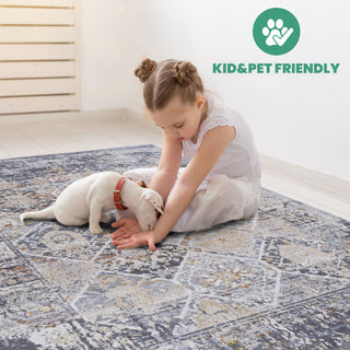 Payas - 8' X 10' Traditional Area Rug - Multi