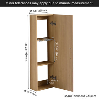 Freestanding Bathroom Vanity Set With Tall Linen Cabinet, 3 Door Storage Cabinet, Single Sink