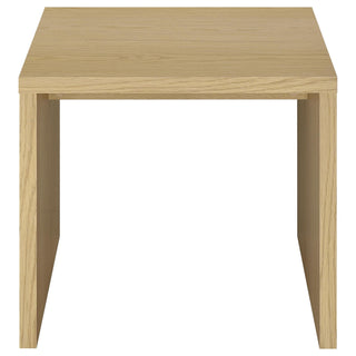 Parker - Accent Side End Table - Light Oak