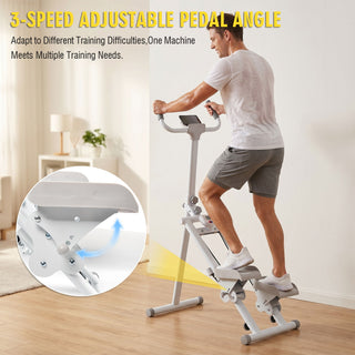 Stair Stepper Machine, Vertical Climber Exercise Equipment With LSD Display