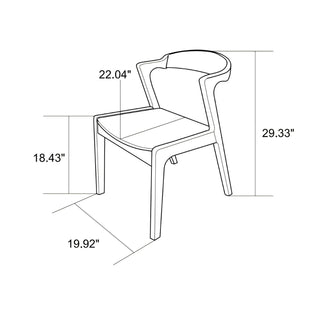 Dakota - Mid-Century Modern Dining Chair (Set of 2)